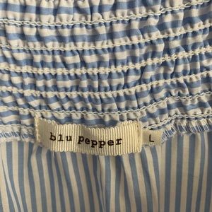 Cold shoulder gingham top